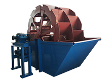 Wheel sand washer