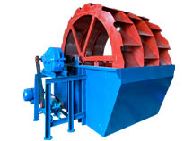 Wheel sand washer