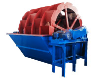 Wheel sand washer